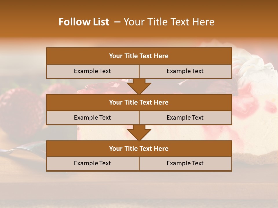 Slice Sweet Cheese PowerPoint Template