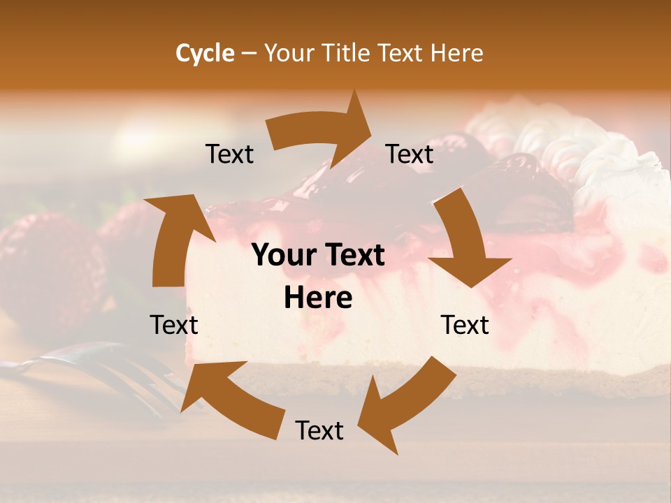 Slice Sweet Cheese PowerPoint Template