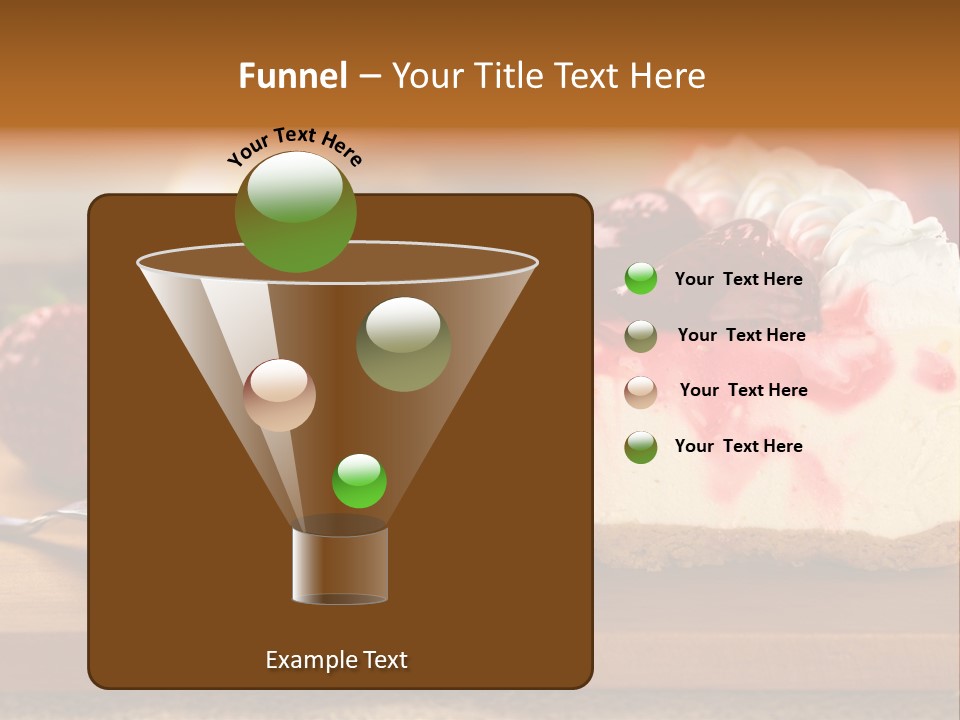 Slice Sweet Cheese PowerPoint Template
