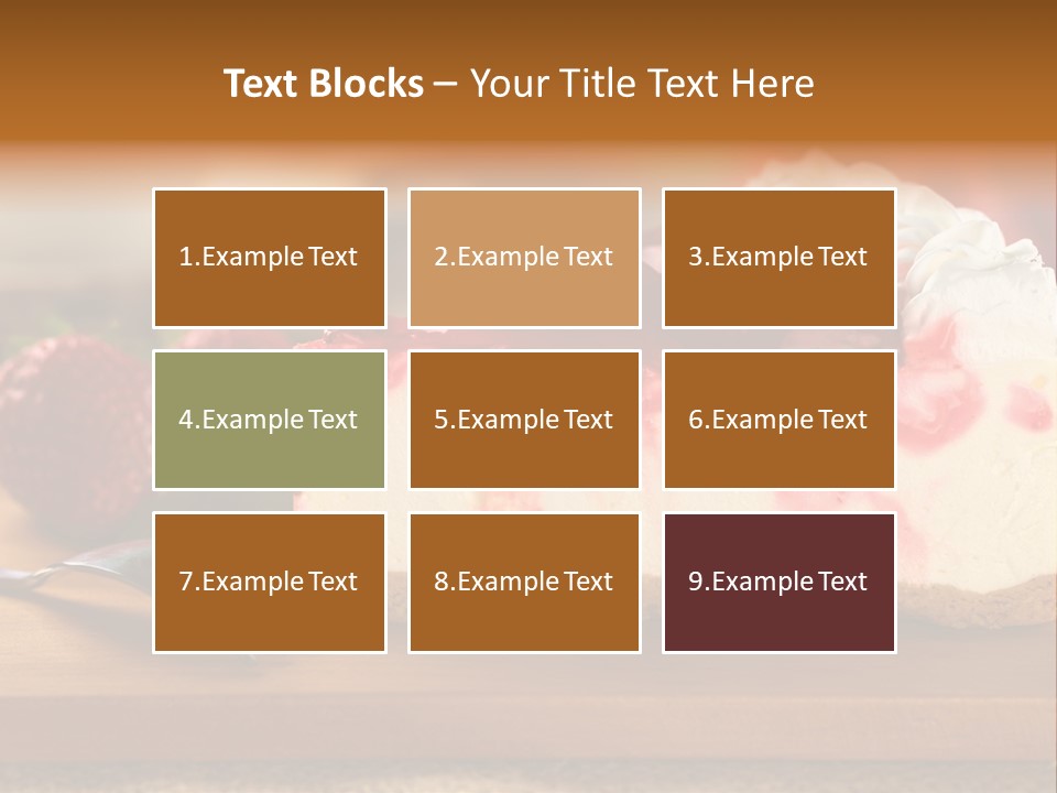 Slice Sweet Cheese PowerPoint Template