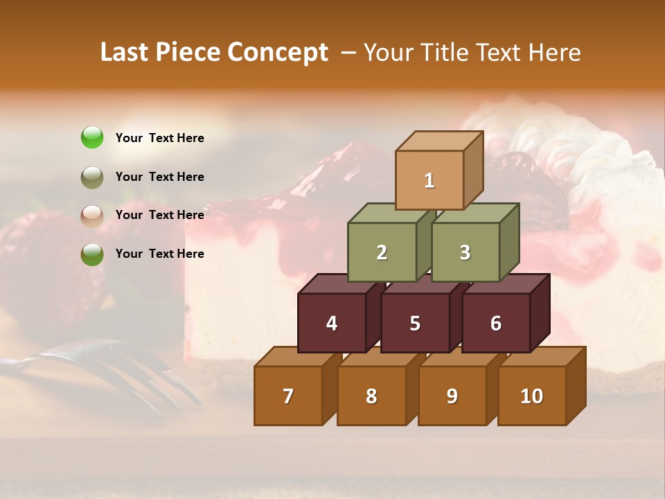 Slice Sweet Cheese PowerPoint Template