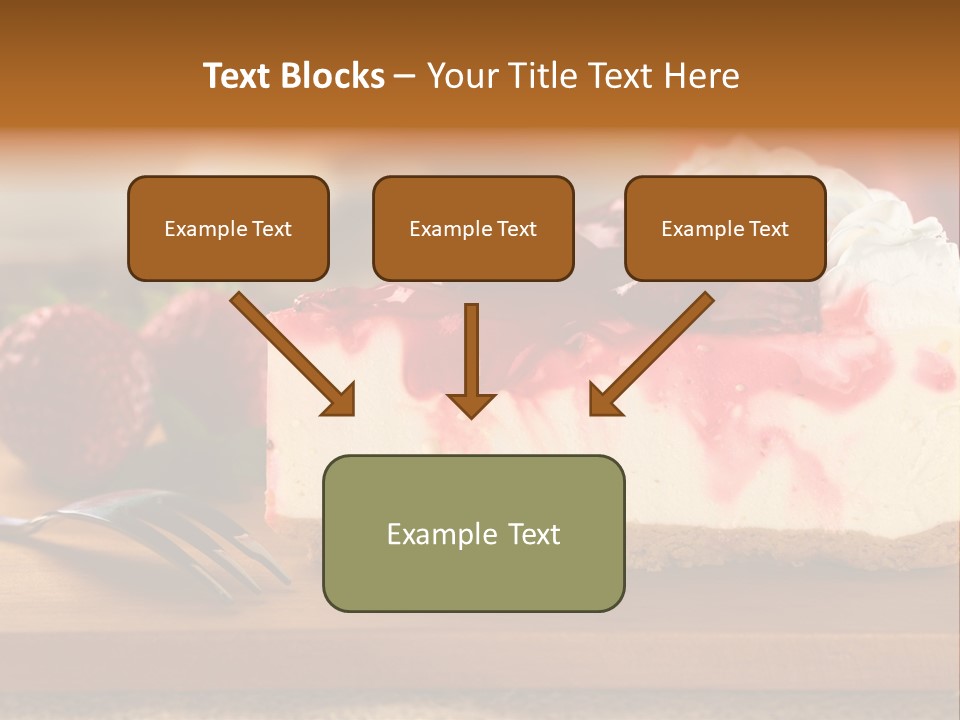 Slice Sweet Cheese PowerPoint Template