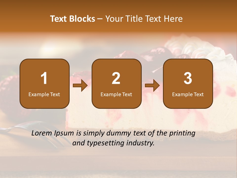 Slice Sweet Cheese PowerPoint Template