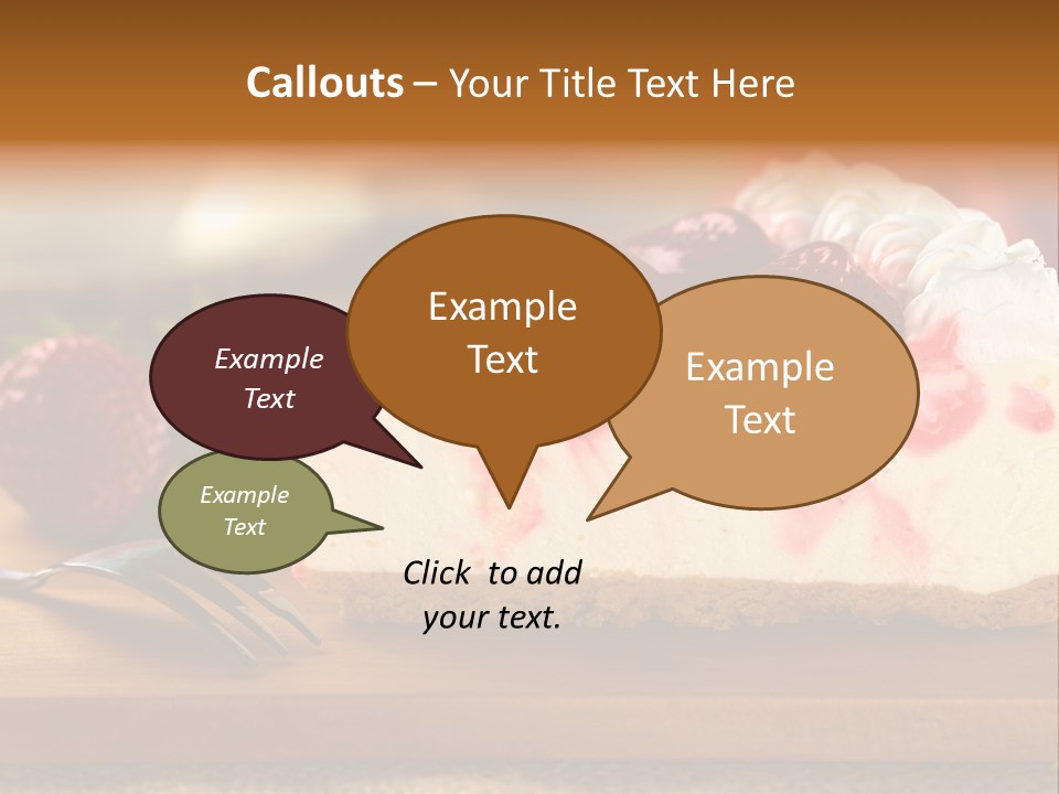 Slice Sweet Cheese PowerPoint Template