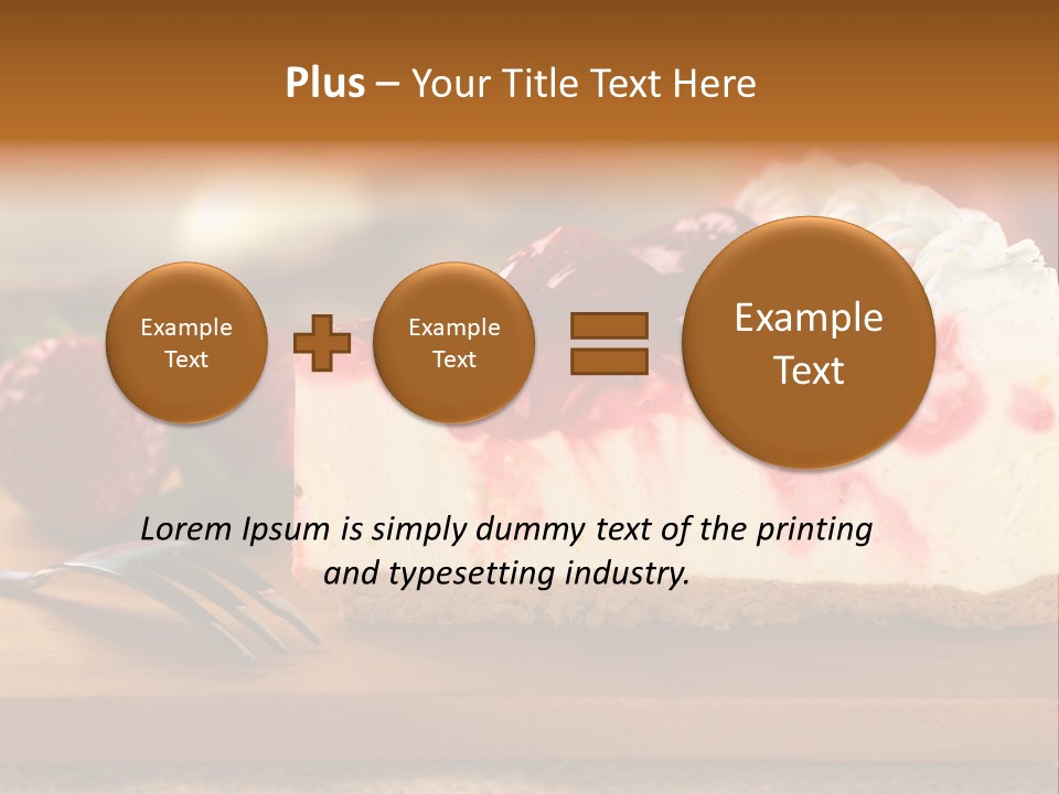 Slice Sweet Cheese PowerPoint Template