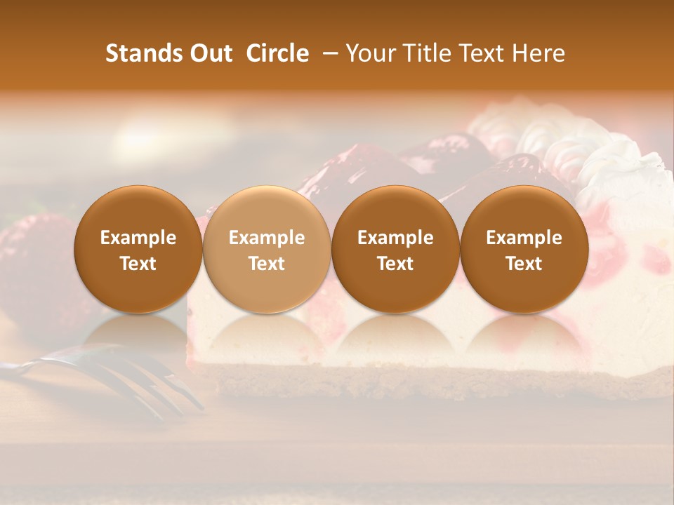 Slice Sweet Cheese PowerPoint Template