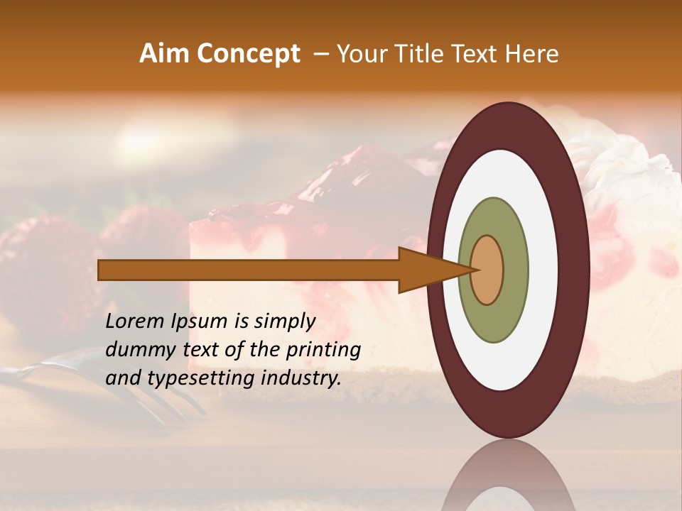 Slice Sweet Cheese PowerPoint Template