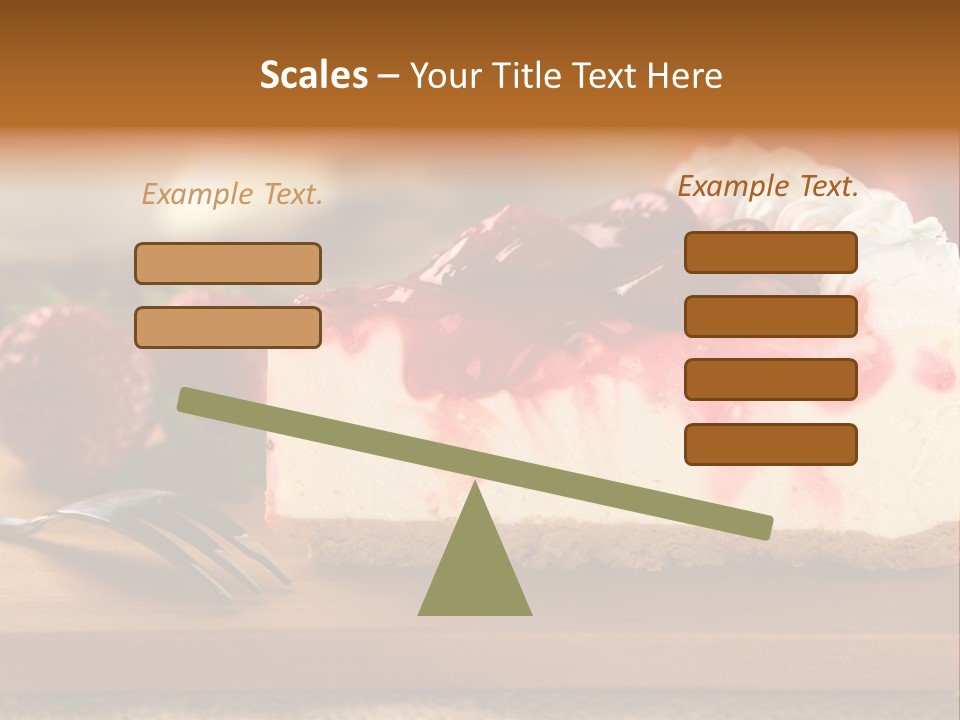 Slice Sweet Cheese PowerPoint Template