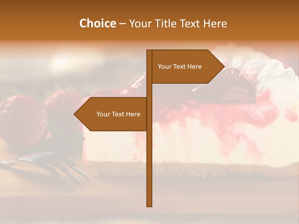 Slice Sweet Cheese PowerPoint Template