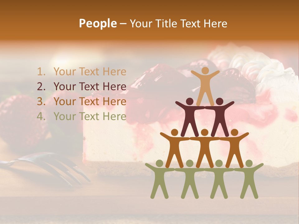 Slice Sweet Cheese PowerPoint Template