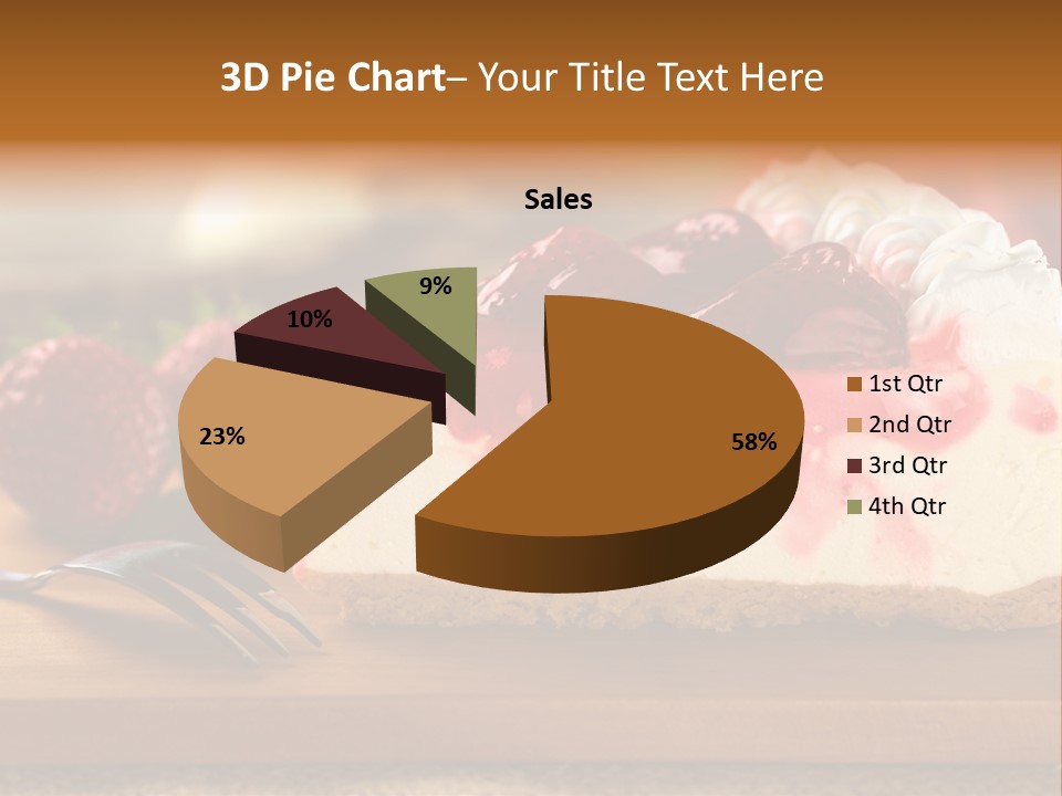 Slice Sweet Cheese PowerPoint Template