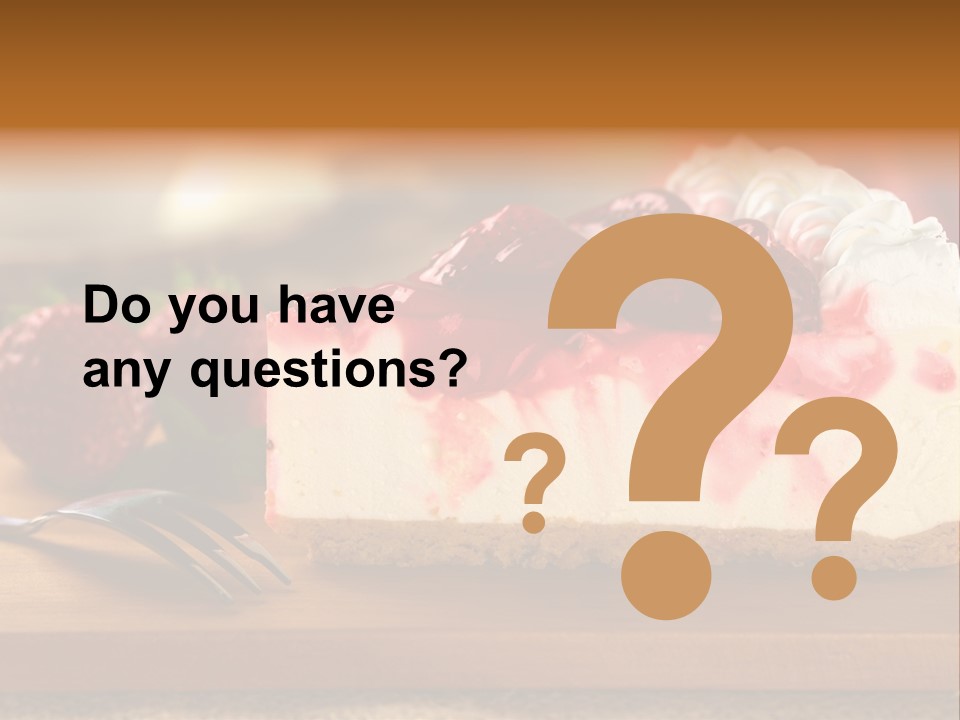 Slice Sweet Cheese PowerPoint Template