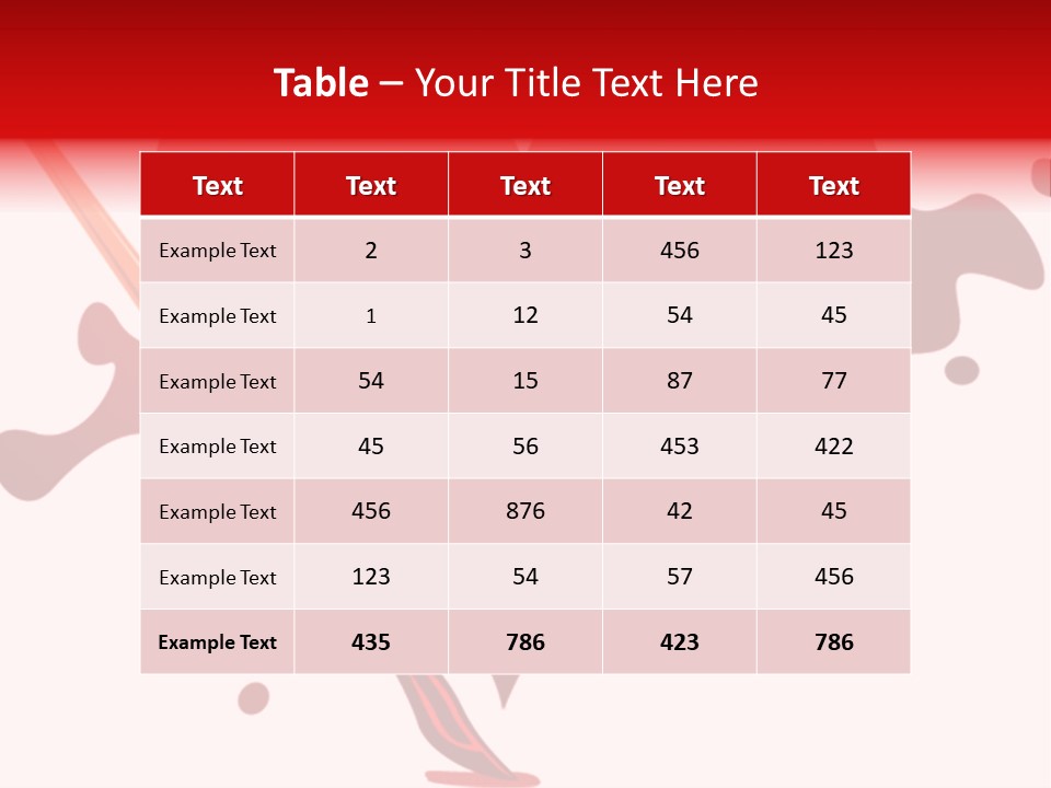 A Red Heart With A Paintbrush In The Middle Of It PowerPoint Template