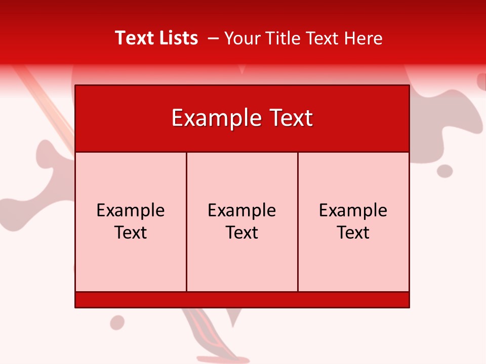 A Red Heart With A Paintbrush In The Middle Of It PowerPoint Template