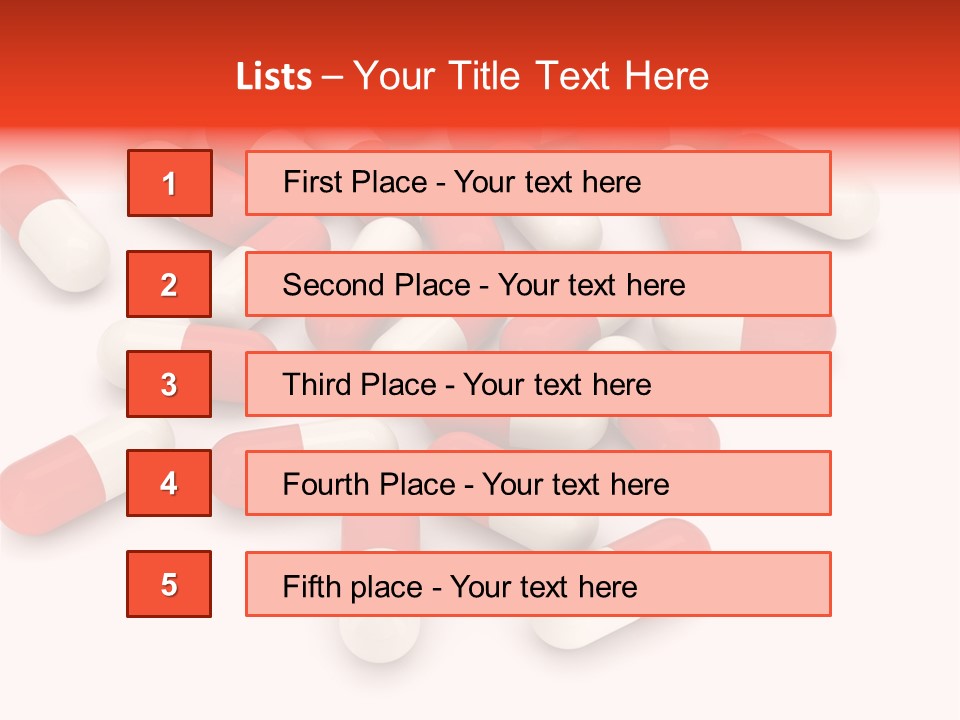 Medication Objects Pain PowerPoint Template