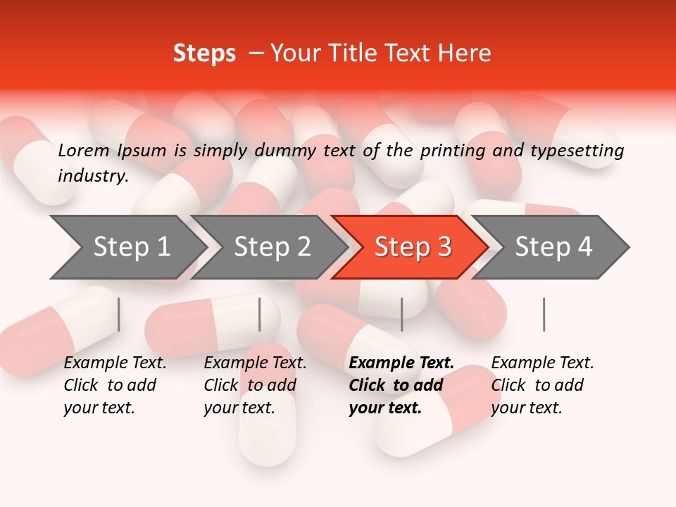 Medication Objects Pain PowerPoint Template