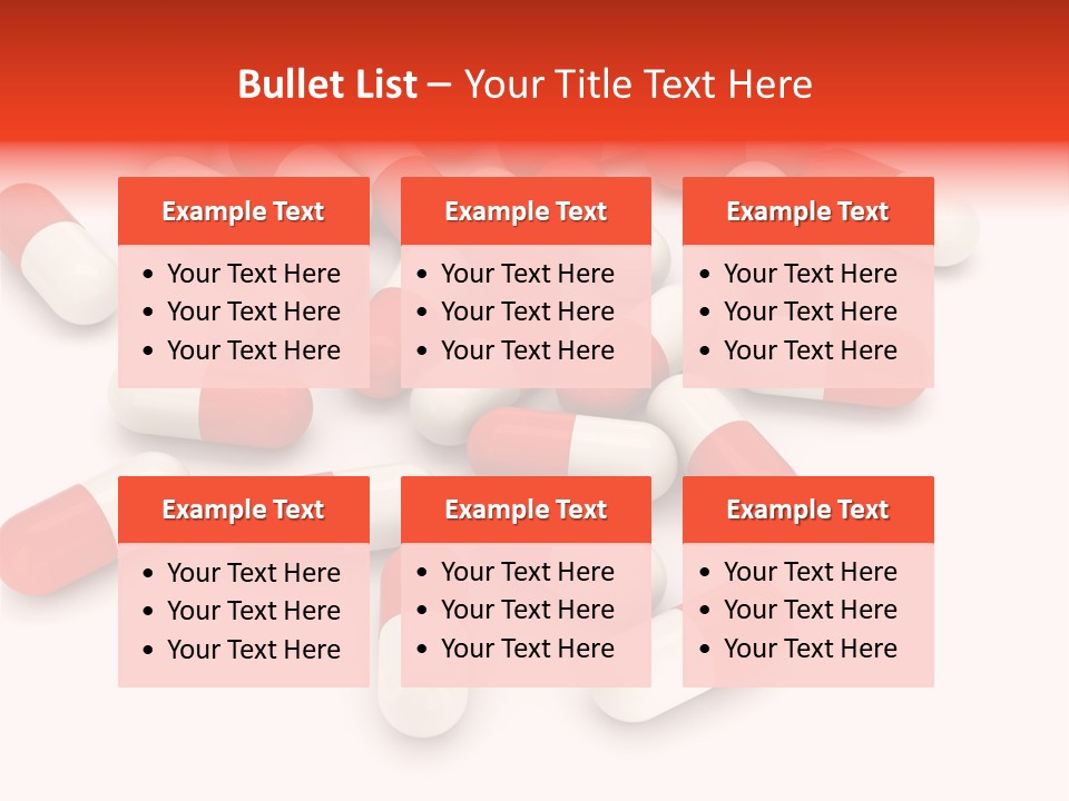 Medication Objects Pain PowerPoint Template