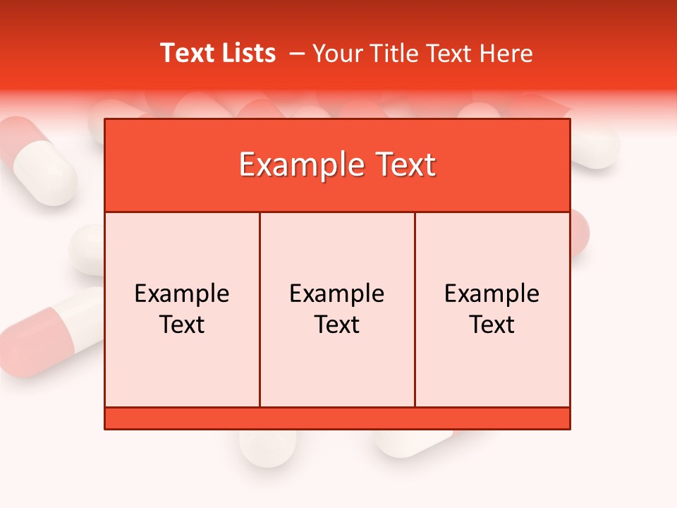 Medication Objects Pain PowerPoint Template