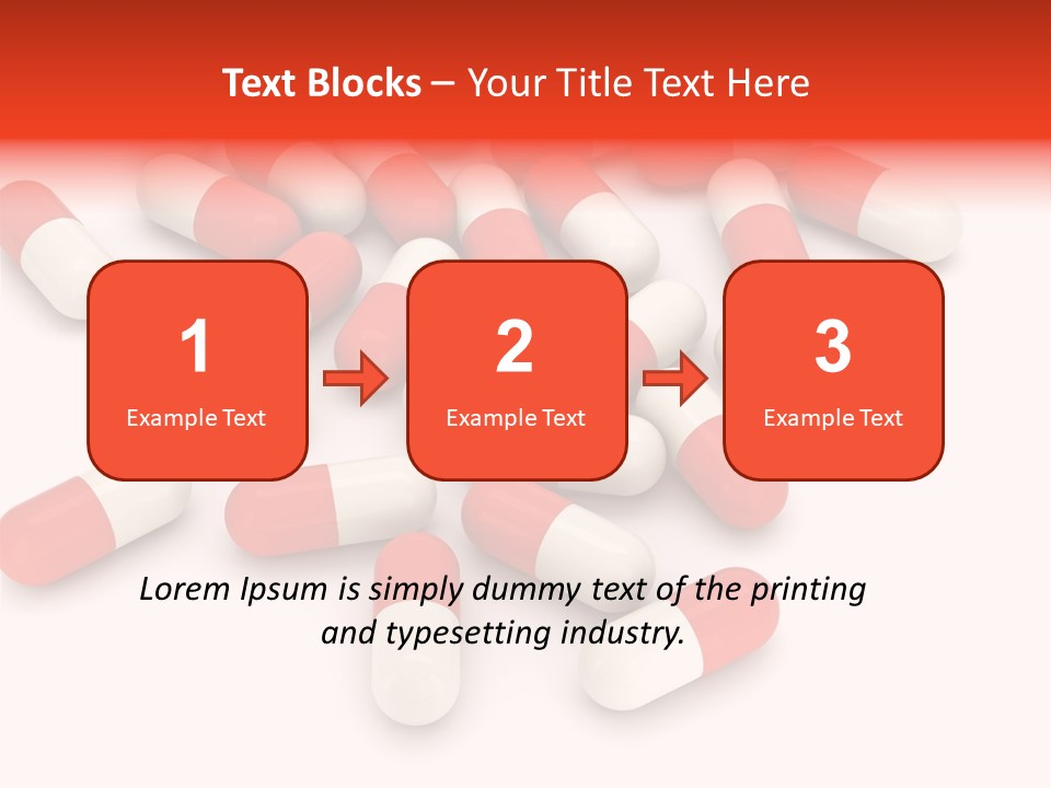 Medication Objects Pain PowerPoint Template
