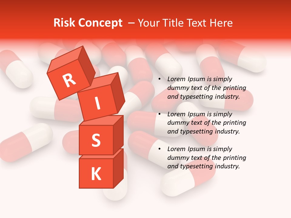 Medication Objects Pain PowerPoint Template