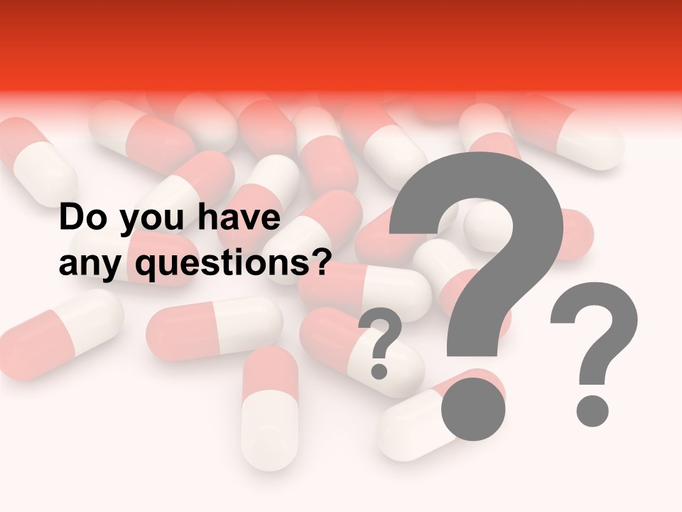 Medication Objects Pain PowerPoint Template