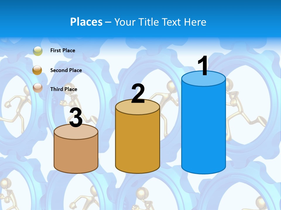 Dynamic Guys Metaphor PowerPoint Template
