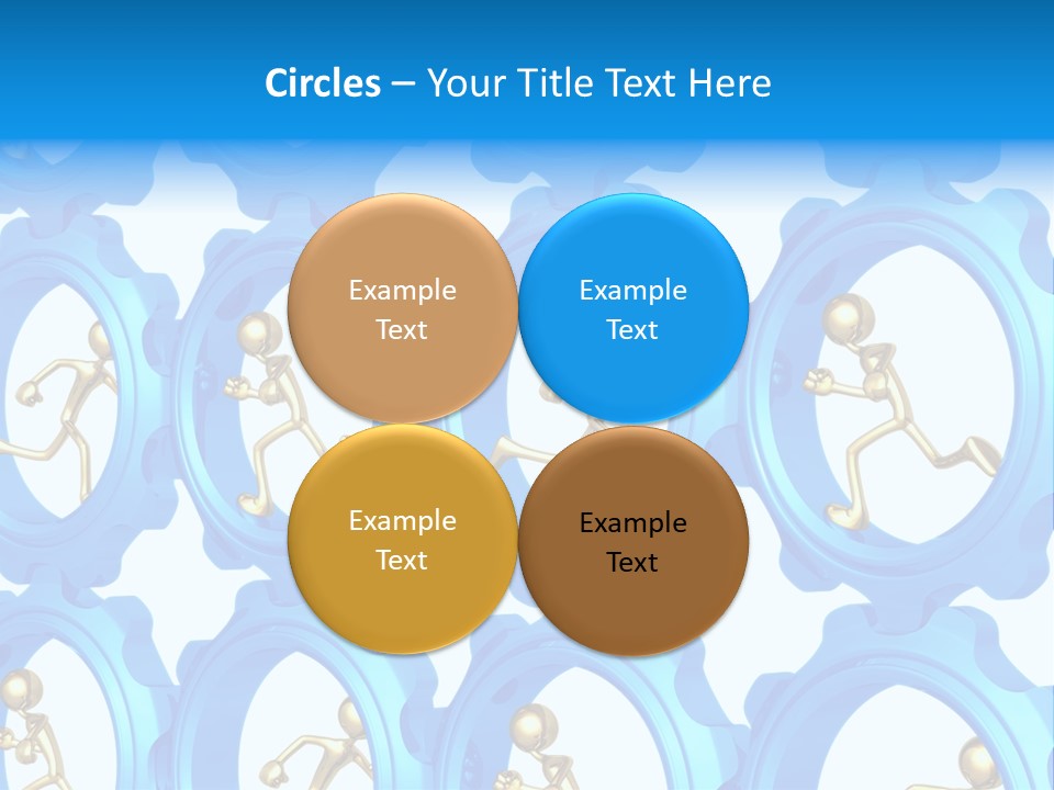Dynamic Guys Metaphor PowerPoint Template