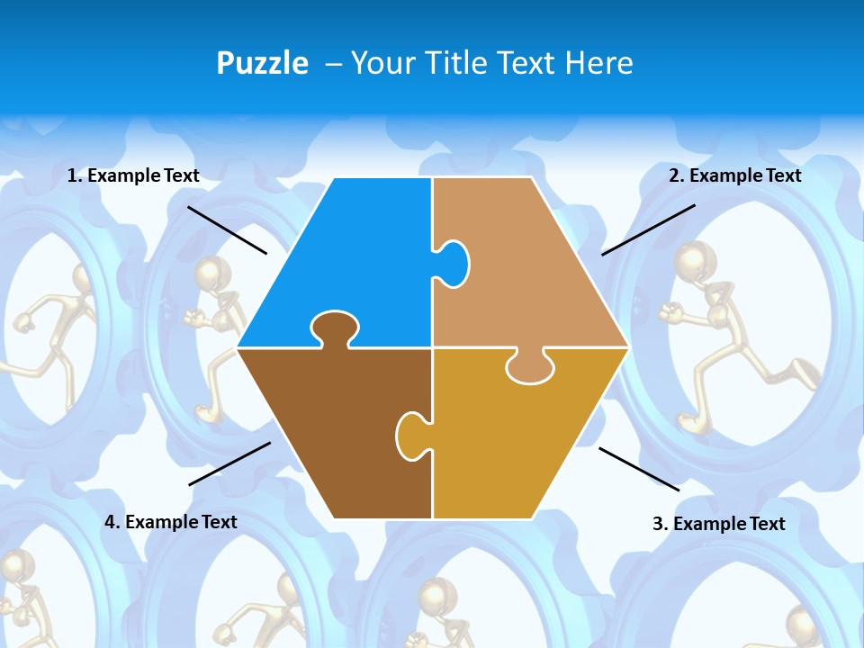 Dynamic Guys Metaphor PowerPoint Template