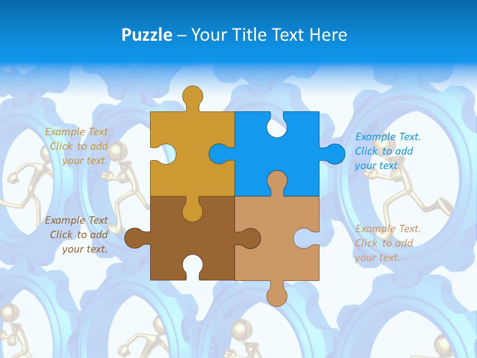 Dynamic Guys Metaphor PowerPoint Template