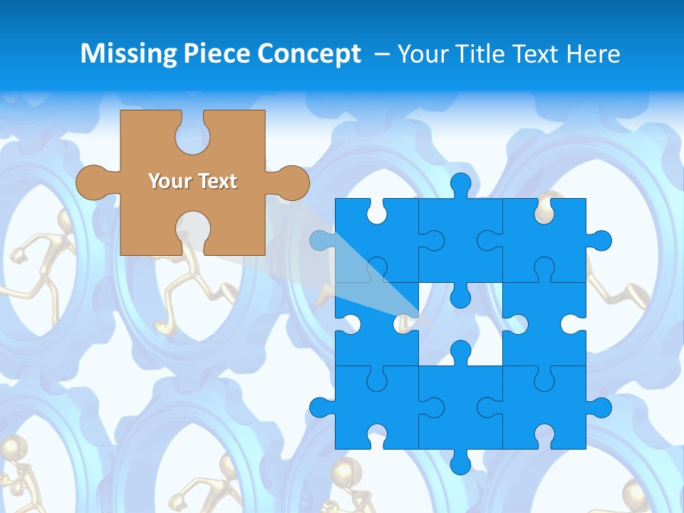 Dynamic Guys Metaphor PowerPoint Template