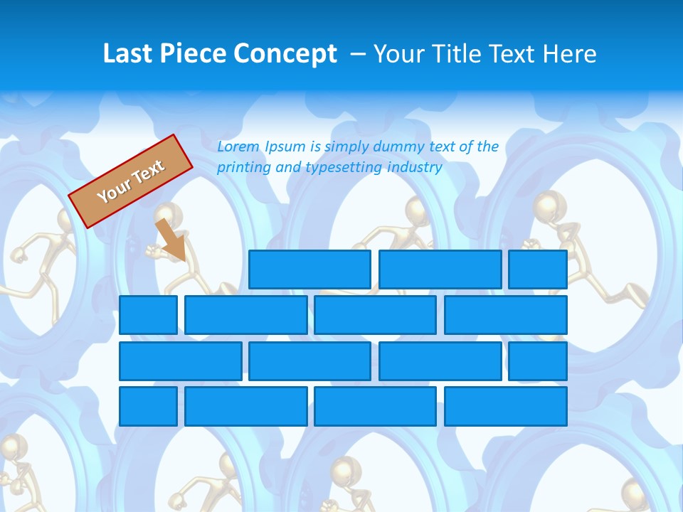 Dynamic Guys Metaphor PowerPoint Template