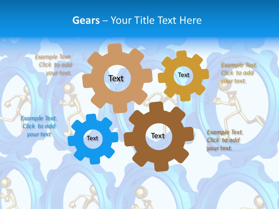 Dynamic Guys Metaphor PowerPoint Template