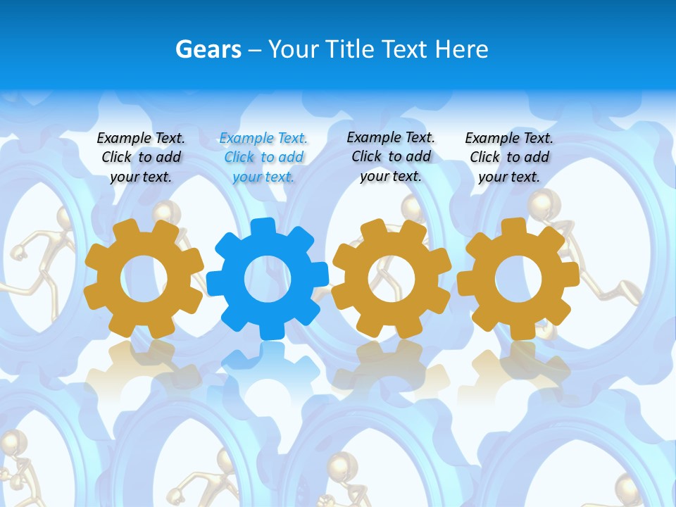 Dynamic Guys Metaphor PowerPoint Template