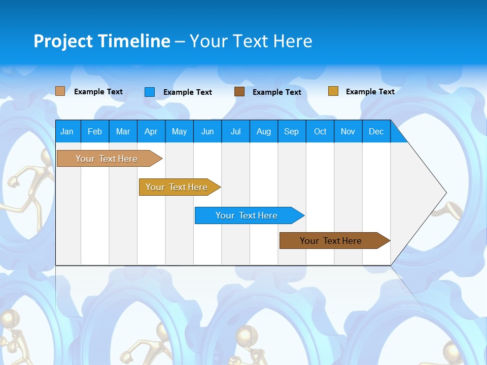 Dynamic Guys Metaphor PowerPoint Template