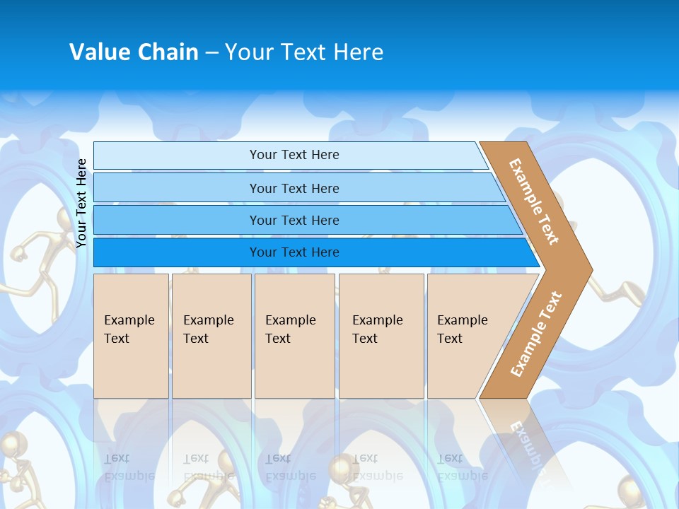 Dynamic Guys Metaphor PowerPoint Template