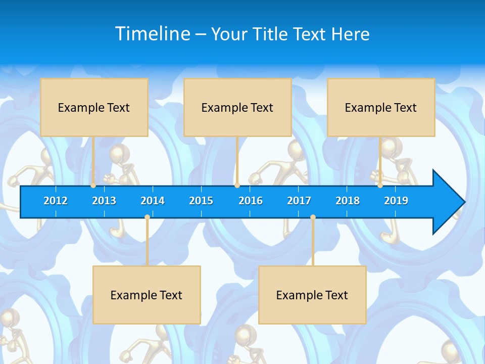 Dynamic Guys Metaphor PowerPoint Template