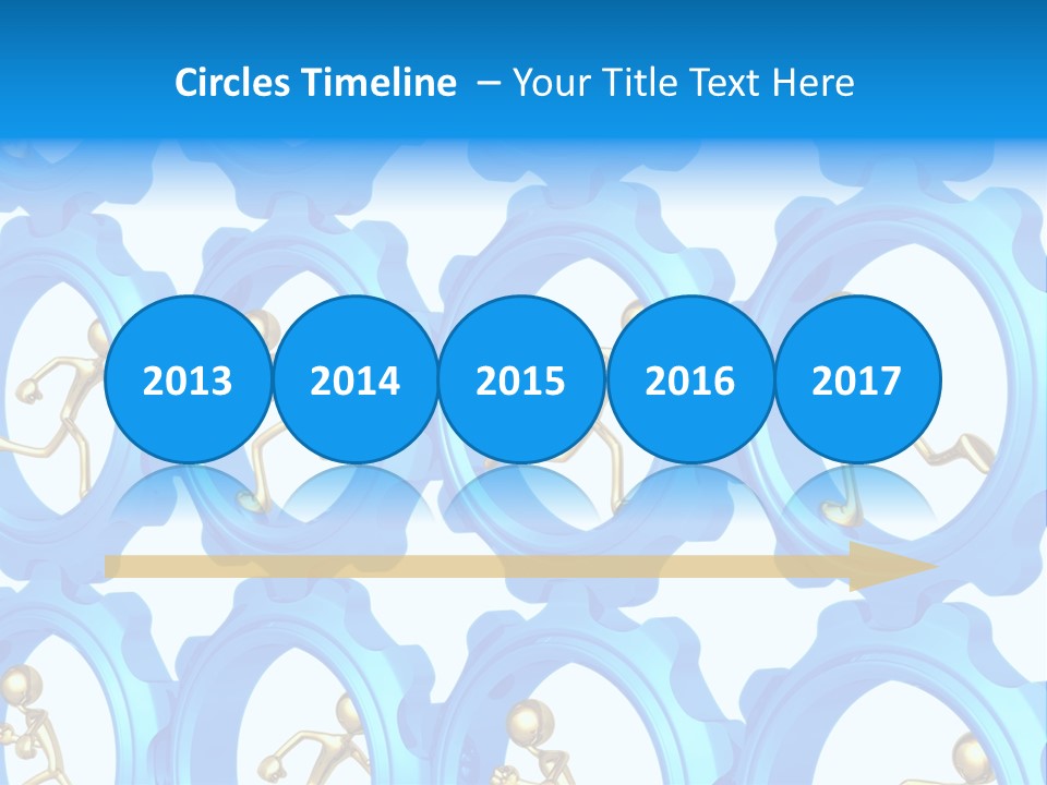 Dynamic Guys Metaphor PowerPoint Template