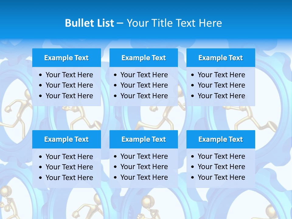 Dynamic Guys Metaphor PowerPoint Template