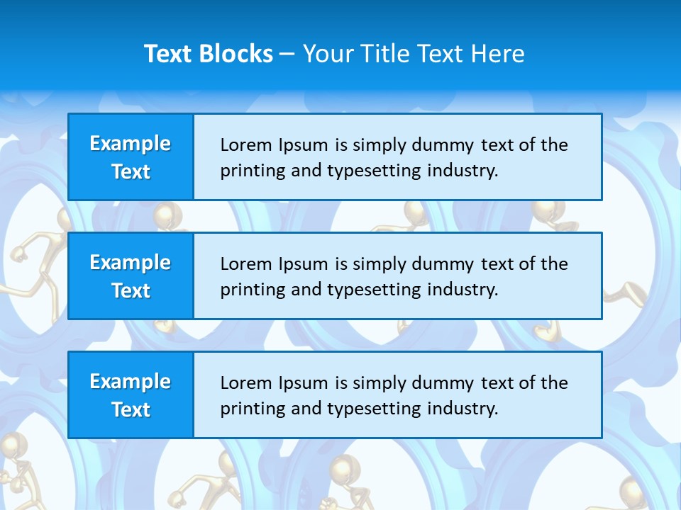 Dynamic Guys Metaphor PowerPoint Template