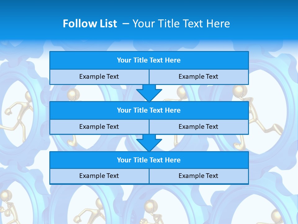 Dynamic Guys Metaphor PowerPoint Template