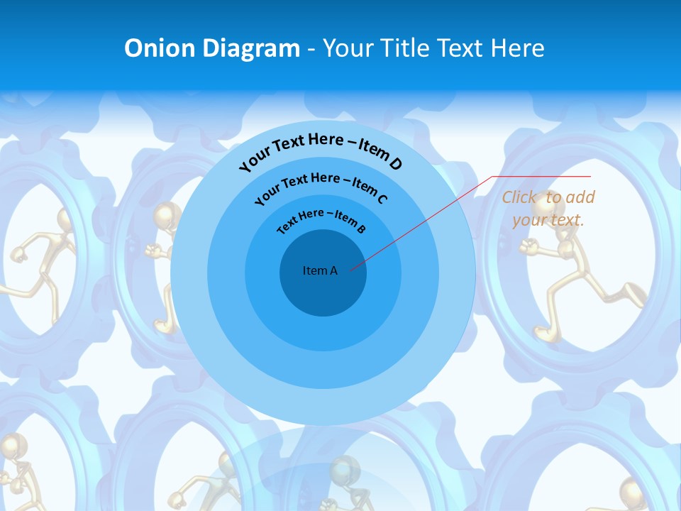 Dynamic Guys Metaphor PowerPoint Template