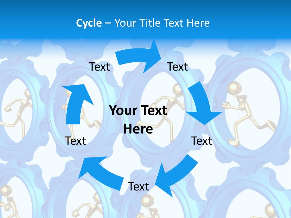 Dynamic Guys Metaphor PowerPoint Template