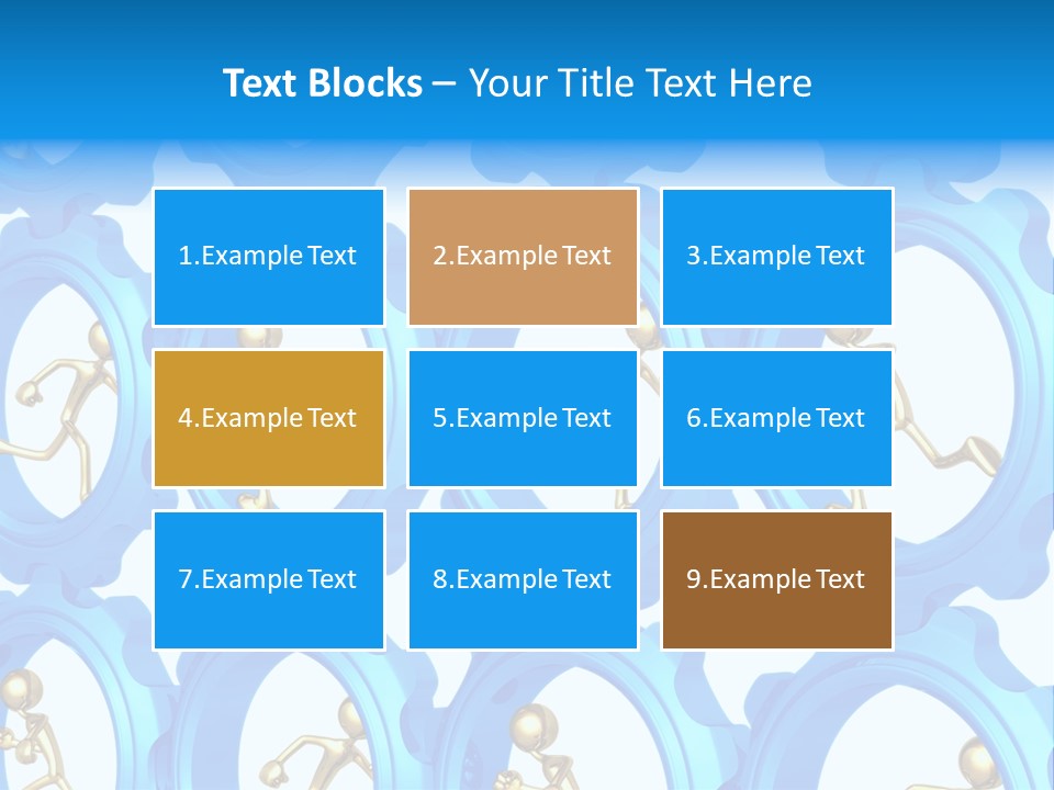 Dynamic Guys Metaphor PowerPoint Template