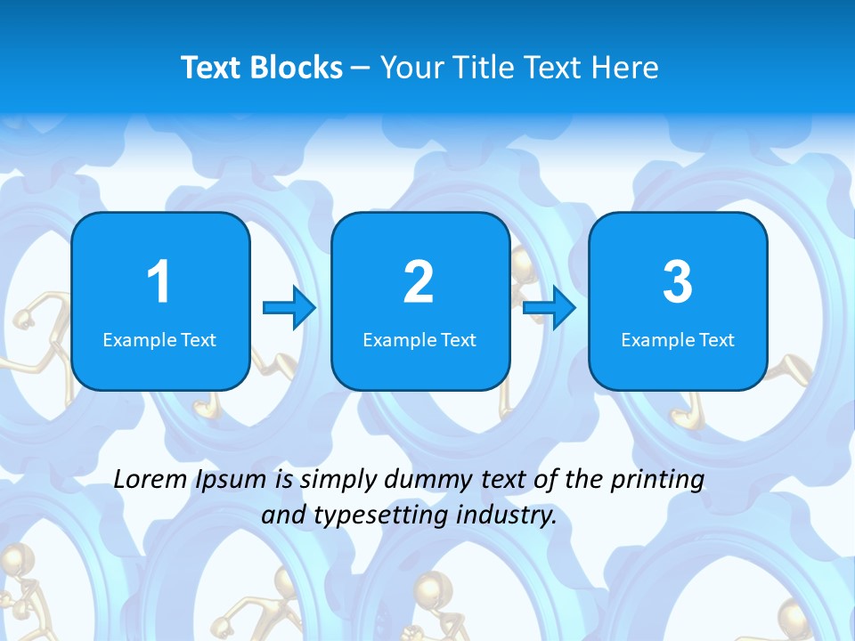 Dynamic Guys Metaphor PowerPoint Template