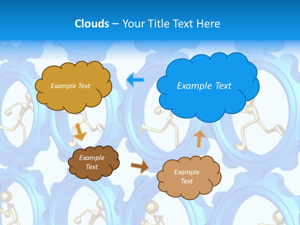 Dynamic Guys Metaphor PowerPoint Template