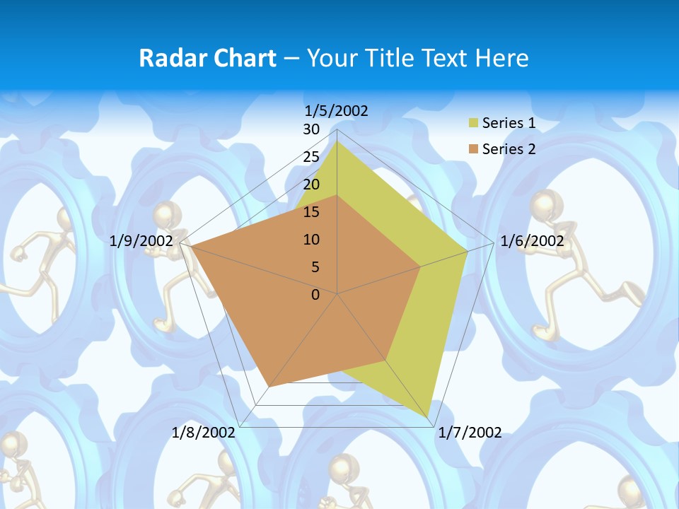 Dynamic Guys Metaphor PowerPoint Template