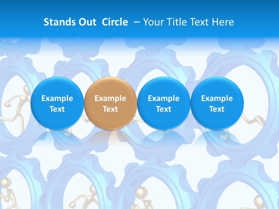 Dynamic Guys Metaphor PowerPoint Template