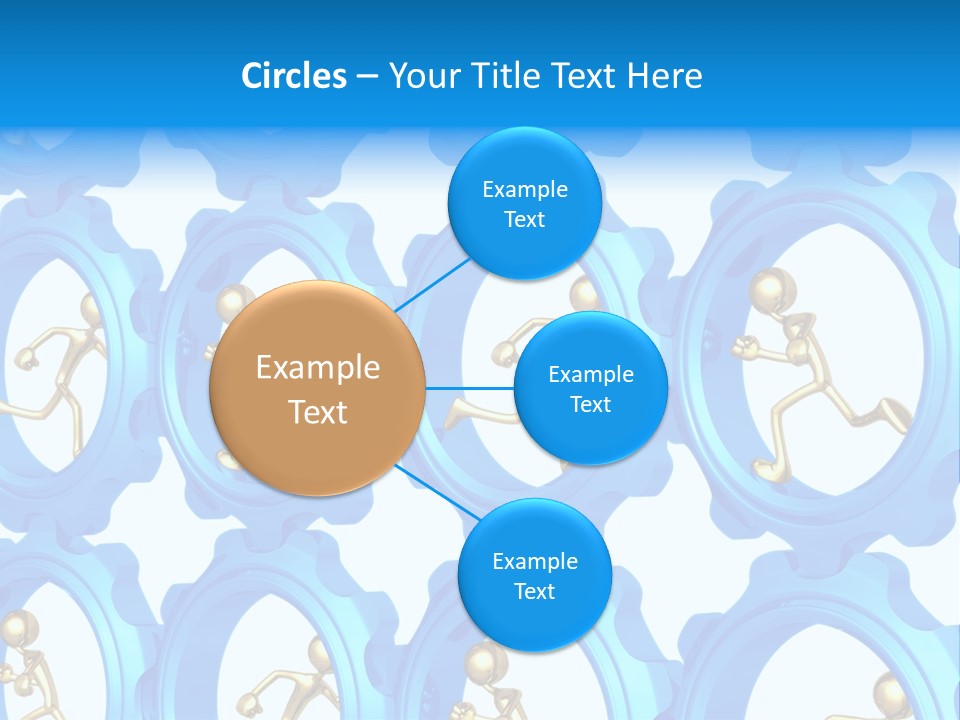 Dynamic Guys Metaphor PowerPoint Template