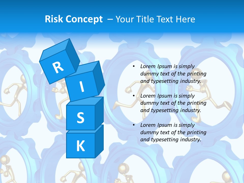 Dynamic Guys Metaphor PowerPoint Template