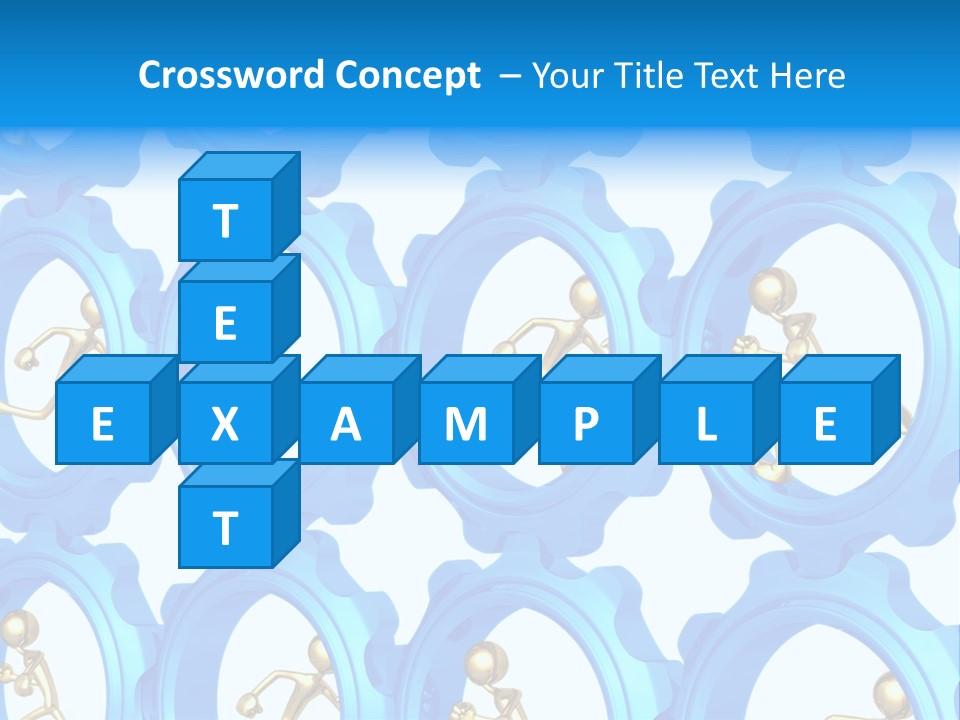 Dynamic Guys Metaphor PowerPoint Template